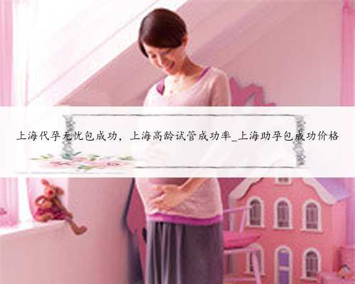 上海代孕无忧包成功，上海高龄试管成功率_上海助孕包成功价格